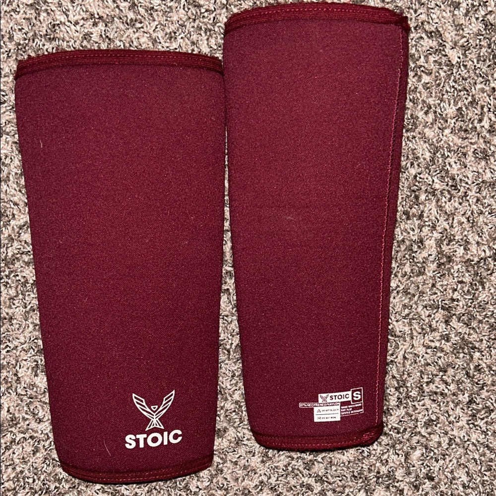 STOIC Burgundy Neoprene Sleeve Pair for Phones & Accessories